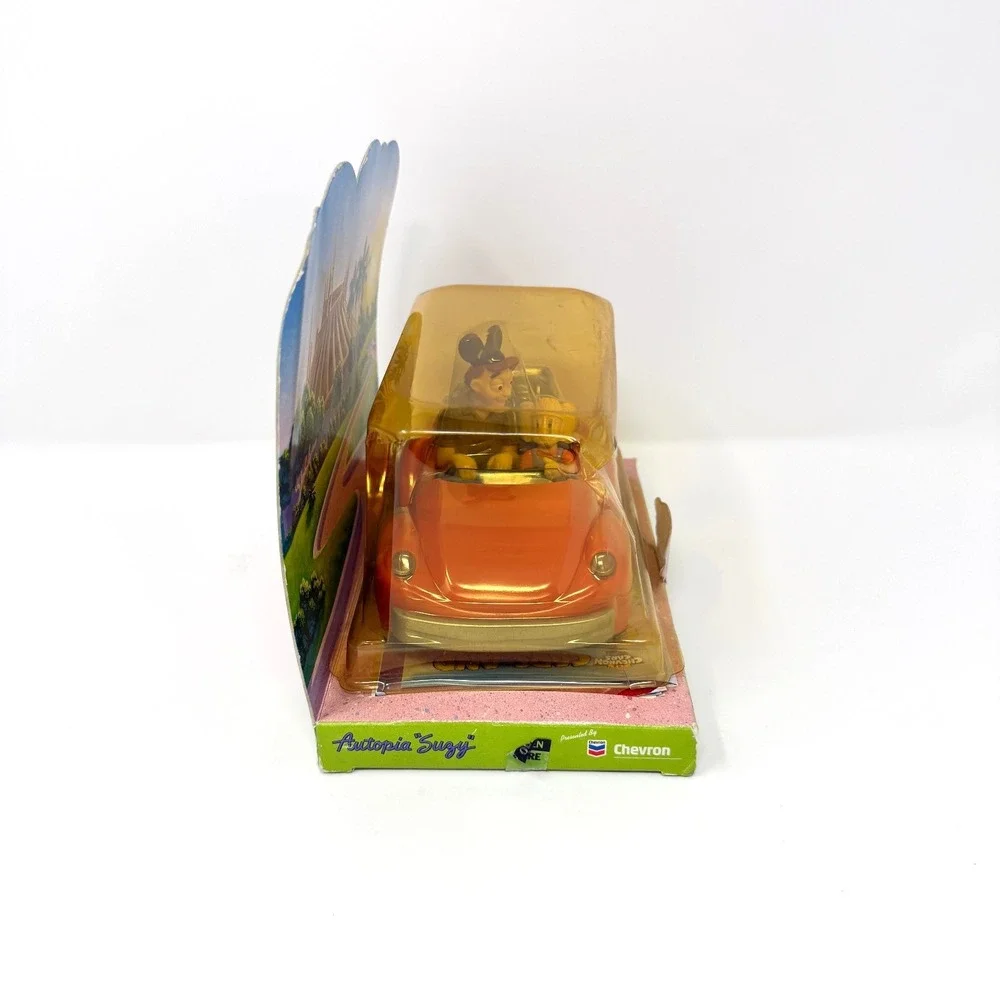 Vintage Chevron Cars Lot Disneyland Autopia Suzy Leo Limo Kelly Kompact Sealed